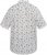North Latitude 61111 Bedrukt Linnen Overhemd Korte Mouw Wit - Hemden - Overhemden Grote Maten Heren