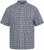 North Latitude 61114 Jersey Overhemd met All-Over Print Marineblauw - Hemden - Overhemden Grote Maten Heren