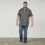 North Latitude 61347 Polo met Rits Donkergroen - Polo shirts - Grote Maten Poloshirts Heren