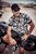 JP1880 Skull Pattern Jersey Short Sleeve Shirt Black - Hemden - Overhemden Grote Maten Heren