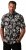 JP1880 Skull Pattern Jersey Short Sleeve Shirt Black - Hemden - Overhemden Grote Maten Heren