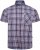 Kam Jeans 6339 Checked Short Sleeve Shirt Blue - Hemden - Overhemden Grote Maten Heren