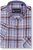 Kam Jeans 6339 Checked Short Sleeve Shirt Blue - Hemden - Overhemden Grote Maten Heren