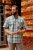 Kam Jeans 6339 Checked Short Sleeve Shirt Mineral Blue - Hemden - Overhemden Grote Maten Heren