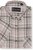 Kam Jeans 6339 Checked Short Sleeve Shirt Beige - Hemden - Overhemden Grote Maten Heren