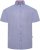 Kam Jeans 6340 Linen Mix Short Sleeve Shirt Blue - Hemden - Overhemden Grote Maten Heren