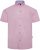 Kam Jeans 6340 Linen Mix Short Sleeve Shirt Pink - Hemden - Overhemden Grote Maten Heren