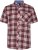 Kam Jeans 6368 Checked Short Sleeve Shirt Red - Hemden - Overhemden Grote Maten Heren