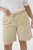 Kaffe Curve Nana Gestreepte shorts Chincilla/Wit gestreept - Jeans & Broeken in Grote Maten – Plus Size - 