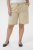 Kaffe Curve Nana Gestreepte shorts Chincilla/Wit gestreept - Jeans & Broeken in Grote Maten – Plus Size - 