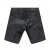 JP1880 Leather Shorts Cargo Pockets Lamb Nappa Leather Black - Shorts - Grote Maten Korte Broeken Heren