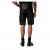 JP1880 Leather Shorts Cargo Pockets Lamb Nappa Leather Black - Shorts - Grote Maten Korte Broeken Heren