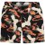 JP1880 Bermuda Shorts Floral All-over Print Black - Shorts - Grote Maten Korte Broeken Heren