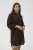Kaffe Curve Mille Short Shirt Dress Black Coffee Brown - Mini jurken - 