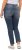 Ulla Popken Distressed Stretch Fit Sarah Jeans Blue Denim - Jeans & Broeken in Grote Maten – Plus Size - 