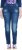 Ulla Popken Lightly Distressed Stretch Fit Jeans Blue Denim - Jeans & Broeken in Grote Maten – Plus Size - 