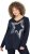 Ulla Popken Sequined Star Rolled Edge Sweater Navy - Sweaters & hoodies - 
