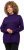Ulla Popken Long Sleeves Mock Turtleneck Sweater Deep Violet - Sweaters & hoodies - 