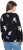 Ulla Popken Eco Cotton Leaf Pattern Long Sleeve Sweater Black - Sweaters & hoodies - 