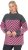 Ulla Popken Graphic Stripe Long Sleeve Turtleneck Sweater Flamingo - Sweaters & hoodies - 