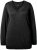 Ulla Popken Soft Fine Knit Pullover V-Neck Sweatshirt Black - Sweaters & hoodies - 