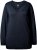 Ulla Popken Soft Fine Knit Pullover V-Neck Sweatshirt Marine - Sweaters & hoodies - 