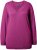 Ulla Popken Soft Fine Knit Pullover V-Neck Sweatshirt Dark Lilac - Sweaters & hoodies - 