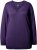 Ulla Popken Casual V-Neck Long Sleeve Sweater Deep Violet - Sweaters & hoodies - 