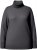 Ulla Popken Turtleneck Ribbed Trim Long Sleeve Sweater Charcoal Grey Melange - Sweaters & hoodies - 