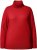 Ulla Popken Turtleneck Ribbed Trim Long Sleeve Sweater Salsa Red - Sweaters & hoodies - 
