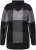 Ulla Popken Grand Check Long Sleeve Sweater Charcoal Grey Melange - Sweaters & hoodies - 