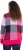 Ulla Popken Grand Check Long Sleeve Sweater Red Pink - Sweaters & hoodies - 