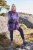 Ulla Popken Grand Check Long Sleeve Sweater Violet - Sweaters & hoodies - 