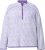 Ulla Popken Striped Knit Long Sleeve Troyer Collar Sweater Purple - Sweaters & hoodies - 