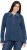 Ulla Popken Two-Tone Mixed Knit Troyer Collar Sweater Navy - Sweaters & hoodies - 