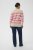 Kaffe Curve Niela Gestreepte trui Veergrijs/Roze gemêleerd - Truien & knitwear - 