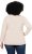 Ulla Popken Drawstring Collar Long Sleeve Sweatshirt Nature Melange - Sweaters & hoodies - 