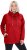 Ulla Popken Drawstring Collar Long Sleeve Sweatshirt Salsa Red - Sweaters & hoodies - 