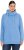 Ulla Popken Drawstring Collar Long Sleeve Sweatshirt Light Cornflower - Sweaters & hoodies - 