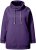 Ulla Popken Drawstring Collar Long Sleeve Sweatshirt Deep Violet - Ulla Popken - 