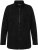 Ulla Popken Modular Fleece Zip Front Jacket Black - Sweaters & hoodies - 