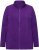 Ulla Popken Modular Fleece Zip Front Jacket Dark Plum - Sweaters & hoodies - 