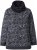 Ulla Popken Teddy Collar Printed Sweatshirt Black - Sweaters & hoodies - 