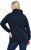 Ulla Popken Rhinestone Snowflake Turtleneck Sweatshirt Navy - Sweaters & hoodies - 