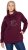 Ulla Popken Rhinestone Snowflake Turtleneck Sweatshirt Dark Ruby - Sweaters & hoodies - 