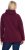 Ulla Popken Rhinestone Snowflake Turtleneck Sweatshirt Dark Ruby - Sweaters & hoodies - 