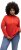 Ulla Popken PARIS Theme Zip Neck Sweatshirt Light Red - Sweaters & hoodies - 