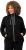 Ulla Popken Contrast Color Zip Up Sweatshirt Black - Sweaters & hoodies - 