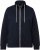 Ulla Popken Contrast Color Zip Up Sweatshirt Navy - Sweaters & hoodies - 