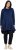 Ulla Popken Flounce Panel Long Sleeve Sweatshirt Dress Navy - Sweaters & hoodies - 